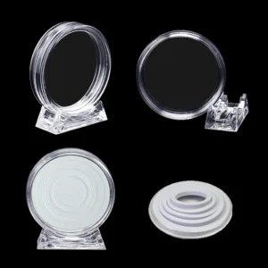 Kit com 10 Cápsulas de Acrílico Ajustáveis